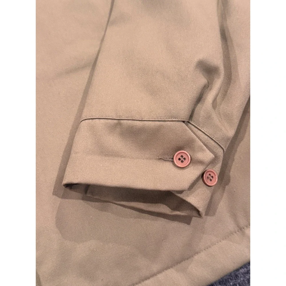 VTG BIG MAC Vintage 70s khaki red lined quilted work jacket Men's Large